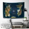 Карта Варкрафт Азерот World of Warcraft Classic Azeroth Map Wall Decoration banner (150 * 100 см)