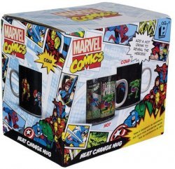 Чашка хамелеон Marvel Comics Heat Change Mug кружка Марвел Герои комиксов 300 мл