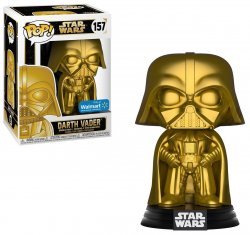 Фигурка Funko Pop! Star Wars Darth Vader Gold Figure #157 Exclusive