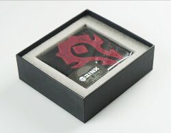 Гаманець - World of Warcraft Horde Crest Leather Wallet (подарункова упаковка)