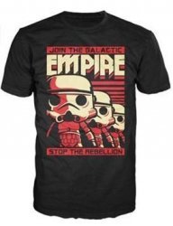  Футболка Men's Pop! T-Shirts: Star Wars Stormtrooper Empire (размер M)