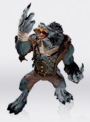 World of Warcraft® Wave 7 Action Figure - Worgen Spy Garm Whitefang