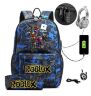 Рюкзак Роблокс Roblox USB Charge School Kids Backpack 48 х 30 х 18 см. №2