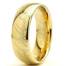 Кільце The Lord of the Rings Володар кілець (колір gold)