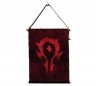 Знамя флаг Орды World of Warcraft Horde Flag banner (40х55 см)