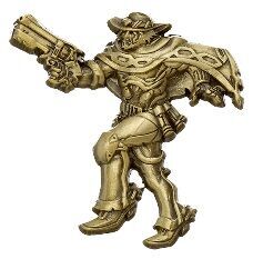 Значок 2018 Blizzcon Blizzard Collectibles Pins - Series 5 - Mccree Gold