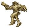 Значок 2018 Blizzcon Blizzard Collectibles Pins Series 5 Mccree Gold