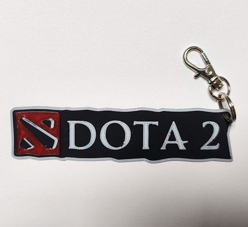 Брелок Dota 2 Logo Дота 2 ABS пластик 10 см. 