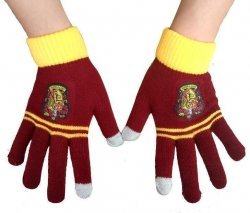 Перчатки Гарри Поттер Гриффиндор Harry Potter Gryffindor gloves