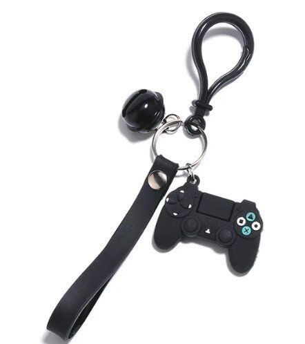 Брелок подвеска на рюкзак Simulation Joystick 3D Keychain Джойстик чёрный