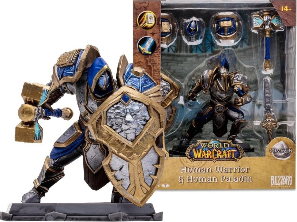 Фігурка McFarlane World of Warcraft Human Warrior Paladin Варкрафт Людина Паладін Воїн