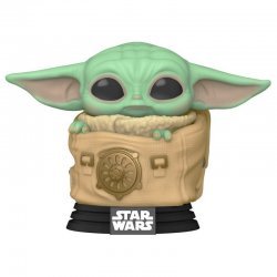 Фігурка Funko Pop Star Wars: Mandalorian - The Child Baby with Bag Grogu Фанко Грогу 405 (примята коробка)