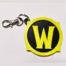 Брелок World of Warcraft Logo Keychain Варкрафт ABS пластик 6 см. 