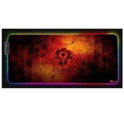 Коврик World of Warcraft Gaming Mouse Pad Horde Орда (60 *35 см) Подсветка