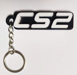 Брелок CS GO Counter Strike Logo Keychain ABS пластик 6 см.