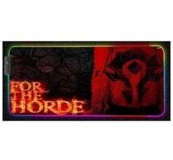 Коврик World of Warcraft Gaming Mouse Pad Horde (60 *35 см) + Подсветка