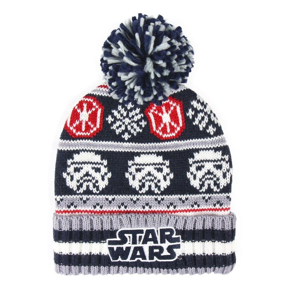 Шапка Star Wars Stormtrooper Jacquard Hat Pompon Зоряні війни Штурмовик Дитяча