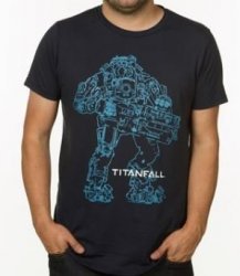 Футболка Titanfall Atlas Outline Premium Tee T-Shirt (размер S, 3XL)