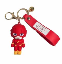 Брелок подвеска на рюкзак DC Super Hero The Flash 3D Keychain Флэш Backpack