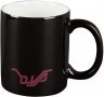 Чашка JINX Overwatch - D.VA Ceramic Black /Pink