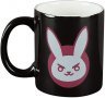 Чашка JINX Overwatch - D.VA Ceramic Black /Pink