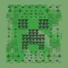 Футболка Minecraft Creeper Glyph Youth Tee (размер XL)