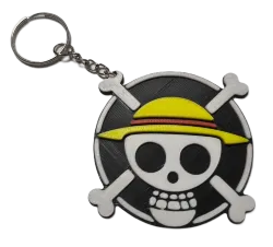 Брелок One Piece Anime Ван-Пис Большой куш Keychain ABS пластик 6 см.