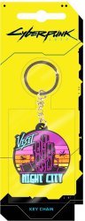 Брелок JINX Cyberpunk 2077 Visit Night City Keychain