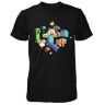  Футболка Minecraft Run Away! Glow in the Dark Youth Tee (размер L)