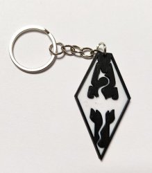 Брелок Skyrim Keychain Скайрим ABS пластик 5 см. Брелок Skyrim Keychain Скайрим ABS пластик 5 см.