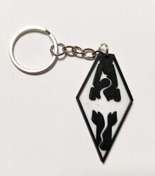 Брелок Skyrim Keychain Скайрім ABS пластик 5 см.