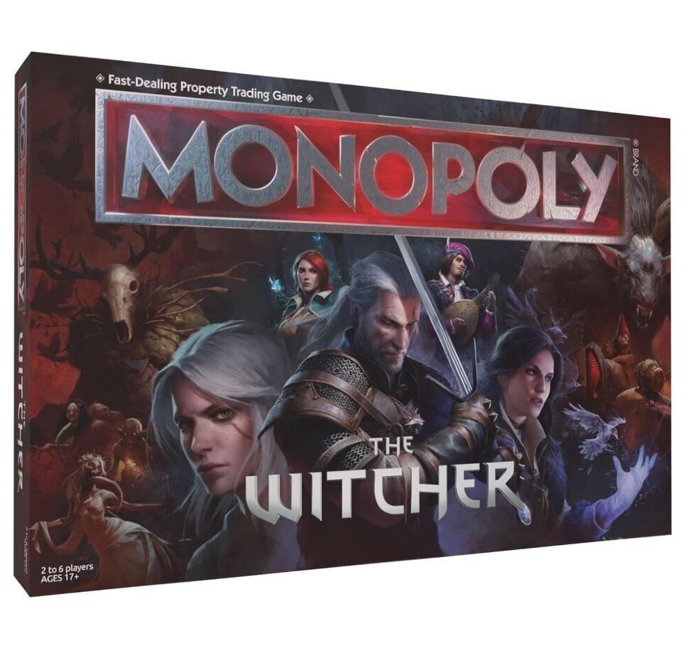 Монополия настольная игра The Witcher Monopoly Ведьмак USA