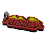 Брелок Stranger Things Очень странные дела Logo Keychain ABS пластик 4 см.