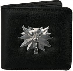 Кошелек JINX The Witcher 3 White Wolf Bi-Fold Wallet Black