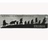 Закладка шкіряна Володар кілець WETA Lord of The Rings: The Fellowship Silhouette (Leather Bookmark)