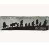 Закладка кожаная Властелин колец WETA Lord of The Rings: The Fellowship Silhouette (Leather Bookmark)
