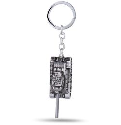 Брелок World of Tanks - танк (цвет: серебро)