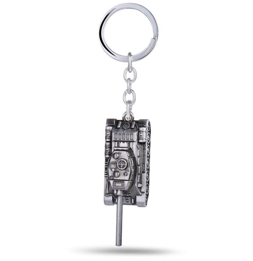 Брелок World of Tanks - танк (цвет: серебро)