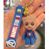 Брелок подвеска на рюкзак Marvel Groot 3D Keychain Грут Backpack