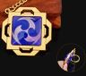 Брелок Genshin Impact Anime Keychain Геншин Импакт металл 5 см. №3