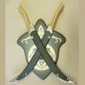 The Hobbit Legolas Fantasy Fighting Swords with  Display