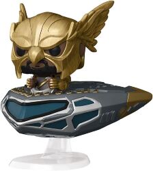 Фігурка Funko DC Black Adam Hawkman in Cruiser Фанко Чорний Адам Людина Яструб 286