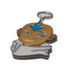Брелок Avatar: The Last Airbender Aang Аватар Аанг Keychain ABS пластик 4 см.