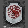 Настенный герб Noble Collection Game of Thrones Targaryen Dragon Игра престолов Таргариен Дом Дракона 30 см.
