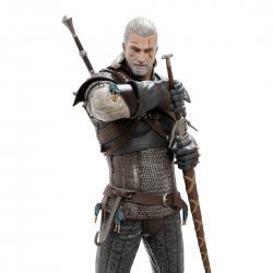 Фігурка The Witcher 3: Wild Hunt - Geralt of Rivia Heart of Stone Deluxe Figure Відьмак Геральт з Рівії 25 см