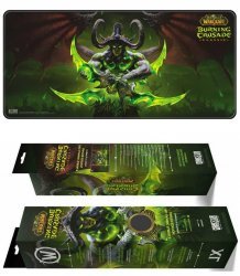 Коврик игровая поверхность Blizzard World Of Warcraft Gaming Desk Mat - Burning Crusade  Illidan XL Иллидан (90*42 cm)