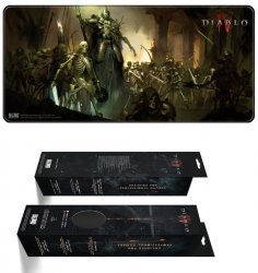 Коврик для мыши игровая поверхность Blizzard DIABLO IV 4 - Skeleton King (Диабло)  XL (90*42 cm)