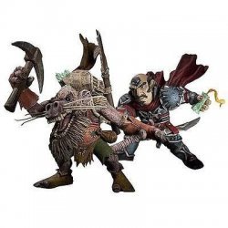 Series 8: Gnome Rogue: Brink Spannercrank VS. Kobold Miner: Snaggle 2-Pack Action Figure