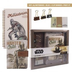 Канцелярський набір Mandalorian Stationery Set Зоряні війни Мандалорець блокнот, записник, аксесуари