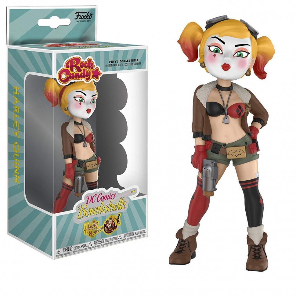 Фигурка DC Comics: Funko Rock Candy Harley Quinn Bombshells
